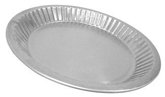 Allied Metal FPF212 12-Inch Hard Aluminum Fluted Pie Pan, 1-1/2-Inch Deep
