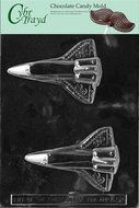 Cybrtrayd K052 Space Shuttle Chocolate Candy Mold with Exclusive Cybrtrayd Copyrighted Chocolate Molding Instructions