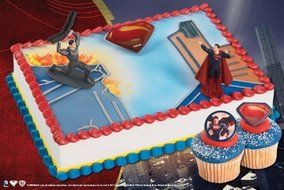 Superman - Man of Steel Cake Topper Kit / 1 kit N2
