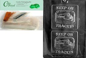 Cybrtrayd J094 Train Greeting Card Jobs Chocolate Candy Mold N4