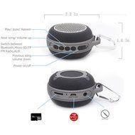 Portable Wireless Speaker, Sanwo Mini Bluetooth Speaker 5W with Bass Loud Outdoor for Hiking, Cycling, Bicycle... N5