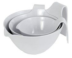 Curtis Stone Hold Me White Melamine Mixing Bowl, 1-1/2-Quart N2