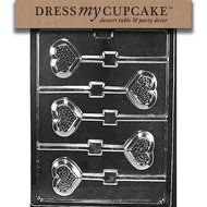 Dress My Cupcake DMCC197 Chocolate Candy Mold, Bow Package, Christmas N28