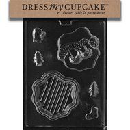 Dress My Cupcake DMCC197 Chocolate Candy Mold, Bow Package, Christmas N30