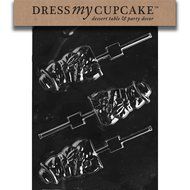 Dress My Cupcake DMCC197 Chocolate Candy Mold, Bow Package, Christmas N35