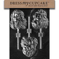 Dress My Cupcake DMCC197 Chocolate Candy Mold, Bow Package, Christmas N38
