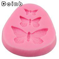 Doinb Jewel Butterfly Knot Bowknot Fondant Silicone Molds Outer Size 9.5x6x1.5CM GJM-1773 FDA N22
