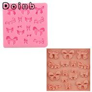 Doinb Jewel Butterfly Knot Bowknot Fondant Silicone Molds Outer Size 9.5x6x1.5CM GJM-1773 FDA N24