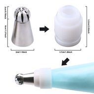 Russian Ball Tips, MCIRCO Cake Decorating Supplies 8-piece Stainless Steel Piping Tips Icing Tips Cookies Macaron... N6