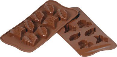 Silikomart Silicone Easy Chocolate Mold, Assorted, Robots N16