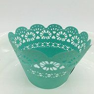 CozyT 50 PACK Cupcake Wrappers Artistic Bake Cake Paper Cups Vine Lace Laser Cut Liner Baking Cup Muffin Case... N15