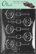 Cybrtrayd H046 Halloween Chocolate Candy Mold, Pumpkin Lolly