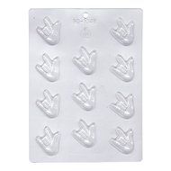ILY Plastic Candy Mold - 11 Hands