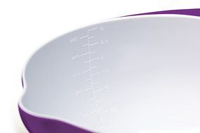 Colourworks Large Melamine Mixing Bowl, Purple N2