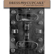 Dress My Cupcake DMCS034 Chocolate Candy Mold, Skate Board