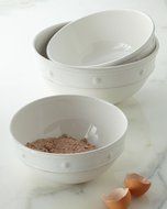 Juliska Berry And Thread Mixing Bowls Set/3 Whitewash