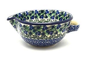 Polish Pottery Batter Bowl - Huckleberry