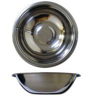 9 1/2 Inch Stainless Steel Mixing Bowl with 1/2 Inch Rim