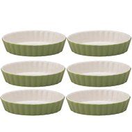 Mrs. Anderson&rsquo;s Baking Ceramic Oval Creme Brulee, Set of 6, Wheat N2