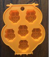 OWL BIRD HALLOWEEN MOLD BIRTHDAY PARTY SILICONE FONDANT CHOCOLATE CANDY MOLD N2