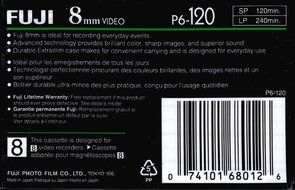 Fuji 23026121 8Mm Metal Particle Video Tape (120 Min.) (Discontinued by Manufacturer) N2