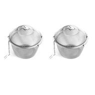 Vivian Extra Large Stainless Steel Twist Lock Mesh Tea Ball Tea Strainer Filter Spice Infuser 11cm/4.3 inch Pack... N2