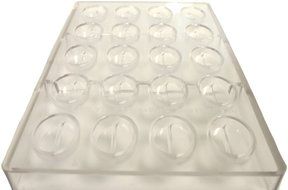 Martellato Polycarbonate Chocolate Mold, Cherry Cordial N86