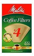 Coffee Shrub Clever Coffee Dripper, Large 18 Ounces - With Melitta Cone Coffee Filters Natural Brown #4 100 count N6