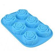 Sher Rose Muffin Sweet Candy Jelly Silicone Fondant Cake Mold Baking Pan Tray Random Color