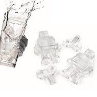 Y&amp;XL&amp;H Robot Winder Ice Cube Tray Silicone Soap Chocolate Pop Out Fundant Mould Mold (Random Color) N4