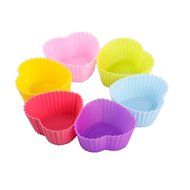 DIY Heart Silicone Cupcake Jelly Chocolate Ice Soap Muffin Mold Mould N4