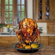 TaoKing Chicken Roaster BBQ Stand Camp Outdoor Stainless Steel Roaster Oven Grill N2