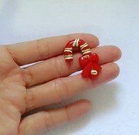 Silicone Mold Candy Cane Christmas Mould (32mm) Fondant Gum Paste Chocolate Soap
