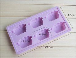 Always Your Chef Chocolate Molds Candy Molds Mini Muffin Cups Cute Cat Shaped Baking Cups, Random Colors N3