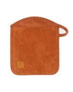 Jane Domestic Suede Dual Purpose Oven Mitt/Hot-Pad, Black N2