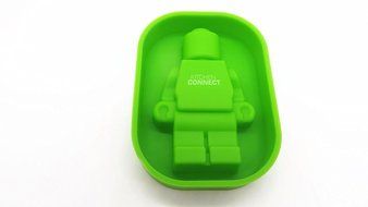 Kitchen Connect Premium Building Blocks,Bricks &amp; Minifigure silicone molds,6pack for Ice Cube Molds,Chocolate... N6
