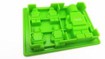Kitchen Connect Premium Building Blocks,Bricks &amp; Minifigure silicone molds,6pack for Ice Cube Molds,Chocolate... N7