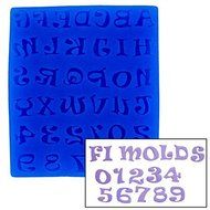 Alphabet &amp; Numbers Mold by First Impressions Molds