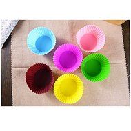 20 pcs Muffin Cupcake Mould Round Shape Silicone Bakeware Maker Mold Colored N3