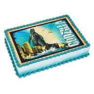 Godzilla Edible Image Cake Topper