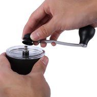 Slim Ceramic Burr Hand Crank Manual Coffee Grinder Bean Portable Mill New N4