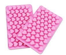 Mini heart-shaped chocolate silicone mold ice lattice DIY mold N6