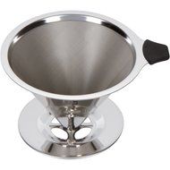 Coffee Dripper - Pour Over Pro Coffee Maker - Stainless Steel Reusable Paperless Coffee Filter with Burlap Coffee... N2