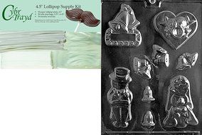 Cybrtrayd W005 Wedding Assortment Wedding Chocolate Candy Mold