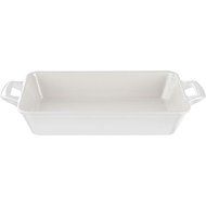 Enamel-Coated Cast Iron Roasting Pan, White