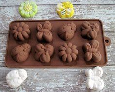 Joinor 2pc Ice Tray Molds Candy Molds, Chocolate Molds, Soap Molds Candy Making Kit Happy Bear, Lion, Hippo &amp;... N2