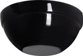 Carlisle 810003 Acrylic Stack Bowl, 3 qt. Capacity, 9.44 x 3.94", Black (Case of 4) N4