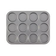 Cake Boss Novelty Nonstick Bakeware 12-Cup Whoopie Pie Pan, Gray N3