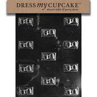 Dress My Cupcake DMCC197 Chocolate Candy Mold, Bow Package, Christmas N51