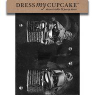 Dress My Cupcake DMCC197 Chocolate Candy Mold, Bow Package, Christmas N53